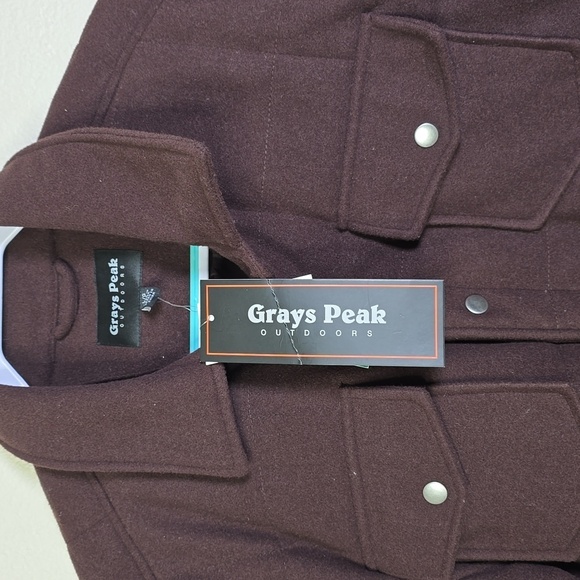 Grays peak outdoor lighting padded mens shirt jacket size Large NWT. - Picture 5 of 7